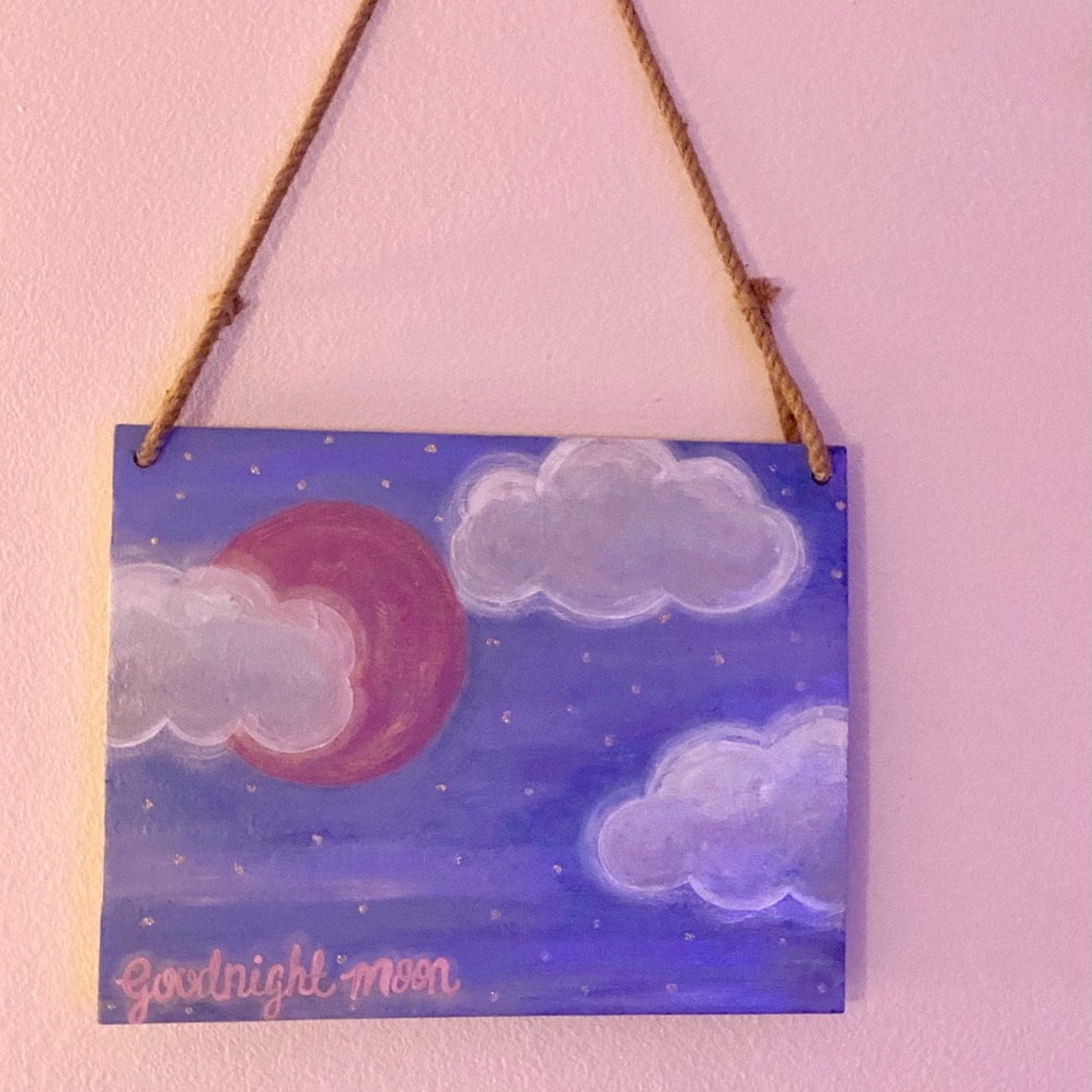 Clouds Over Moon Wall Art